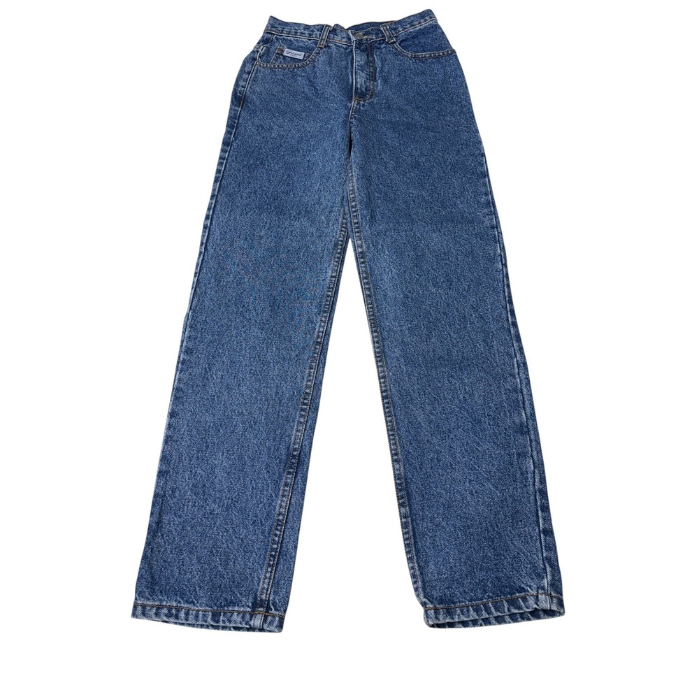 NWOT Vintage 90/80s Guess Jeans 12 Medium Wash Straight Leg Denim USA 24x28